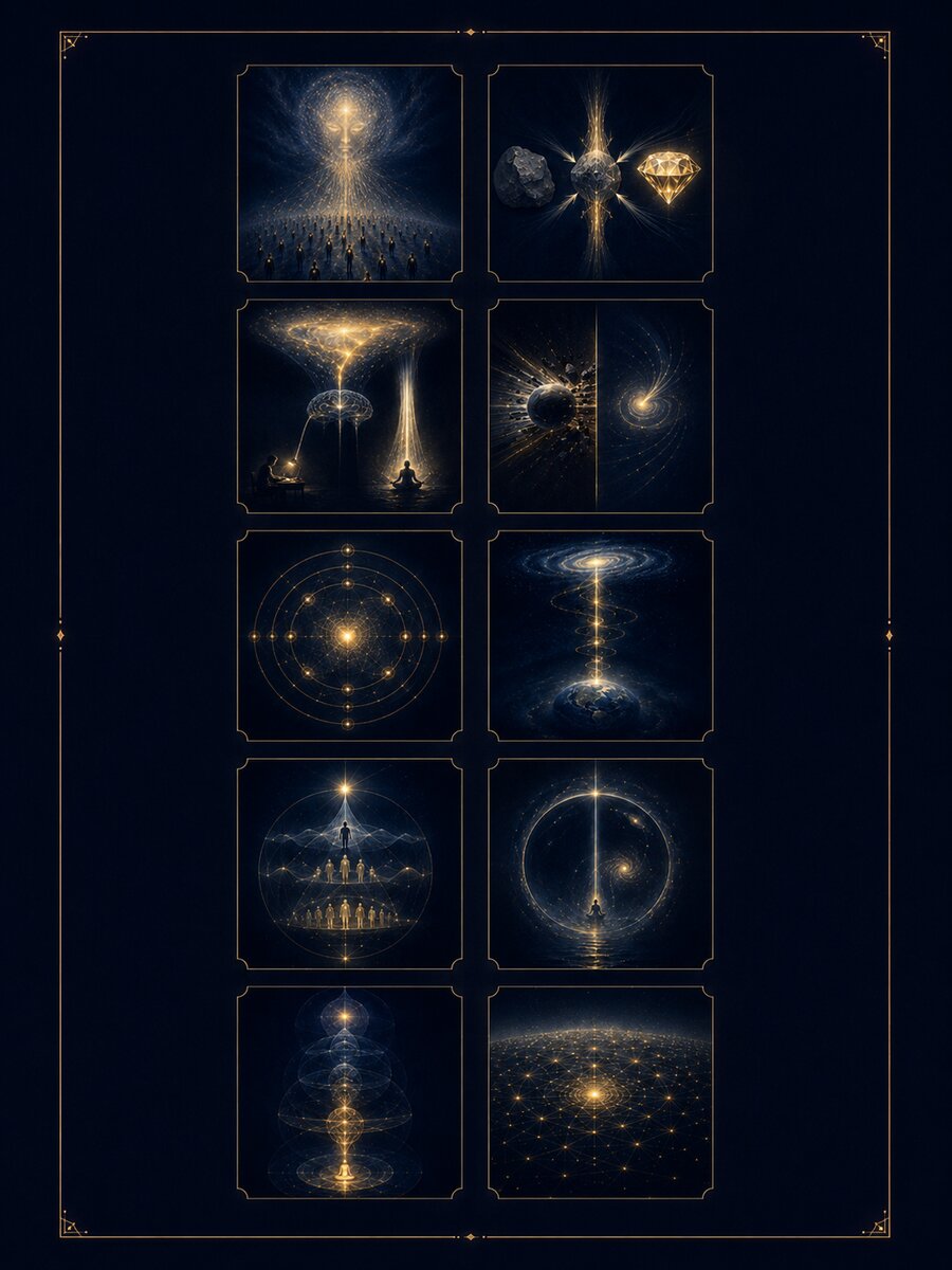 The Plate Collection cover, an art plate from the series mapping the structure of consciousness
